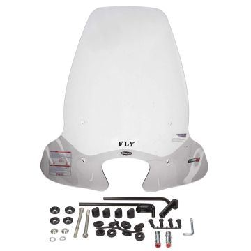 Windschutzscheibe hoch Piaggio Fly 50-125-150cc 2004-2011 Höhe 72cm Faco