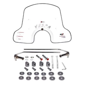 Windschutzscheibe medium klar Vespa GTS 125-250-300 2003/ <-10-2022 Faco