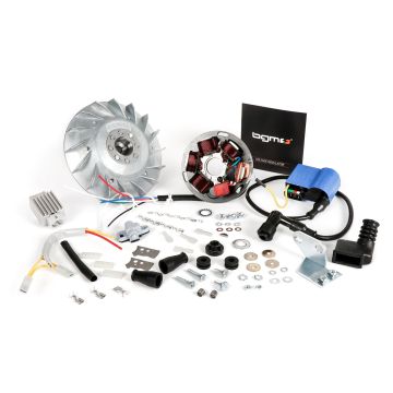 Zündungsset BGM PRO 12V Touring elektronisch MotoVespa Largeframe 125/150 125N/125S/125L/150S/150Sprint 2300 g zum Umrüsten auf elektronische Zündung