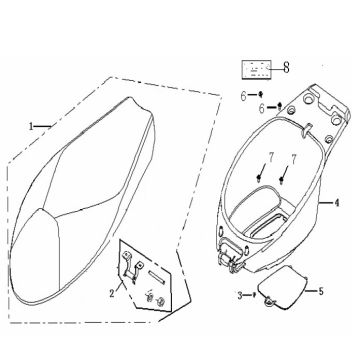 Sattel Buddybak Generic Ideo cream 2007 2-Takt 25
