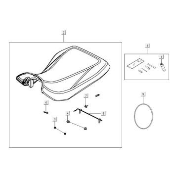 Sattel Kymco MXU 500