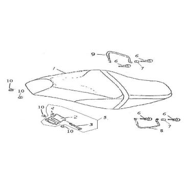 Sattel China GT Champagner