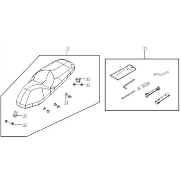 Sattel Kymco Gti 300i