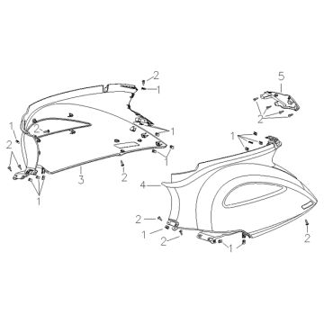 Seitenverkleidungn Agm Supreme schwarz