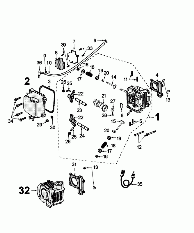 Zylinder Peugeot Django original Euro 4