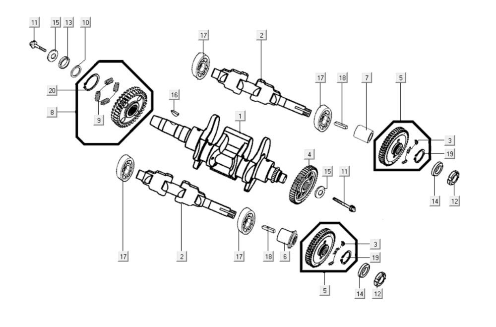 Antriebsräder Kymco Myroad 700i