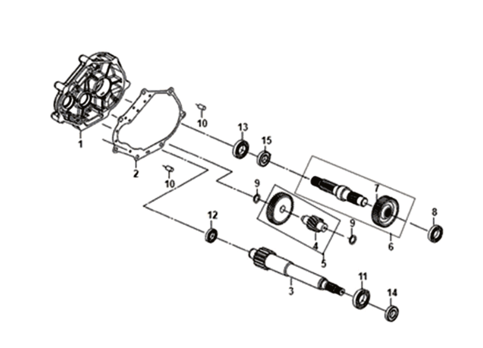 Antriebswellen Sym Jet 14
