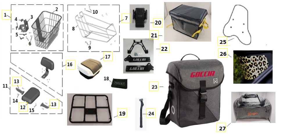 Goccia GEV1000 Zubehör