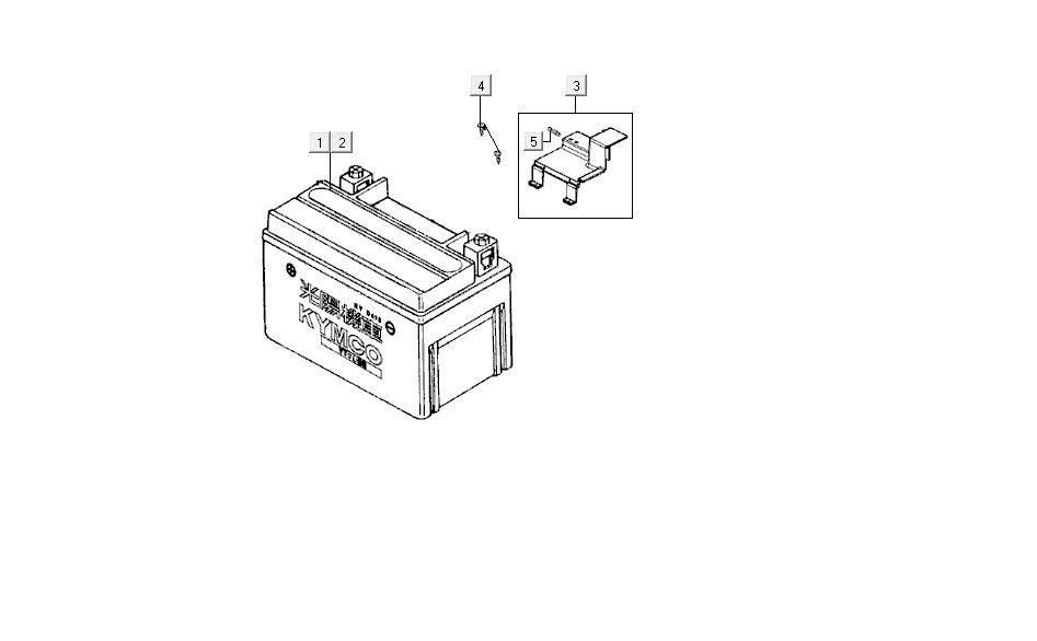 Batterie Kymco MXU 150