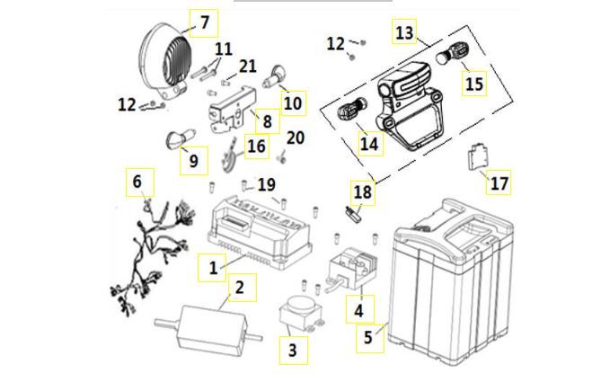 Batterie + Elektra Goccia GEV1000