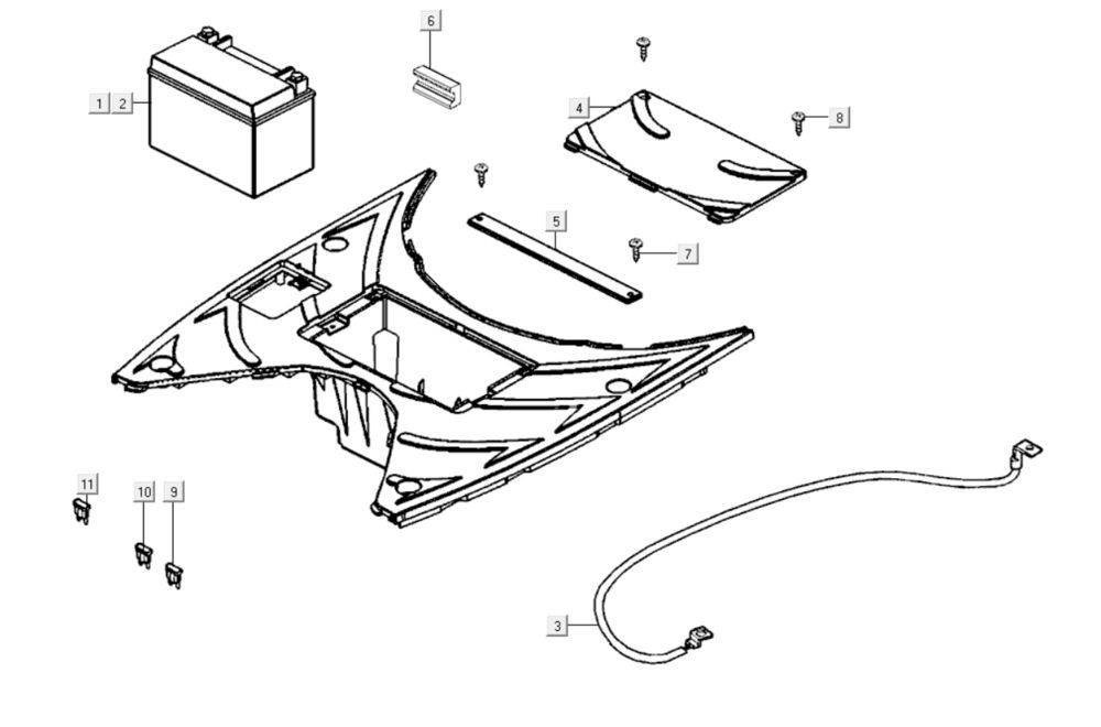 Batterie Kymco Gti 300i
