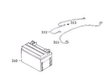 Batterie Neco Borsalino Oro braun