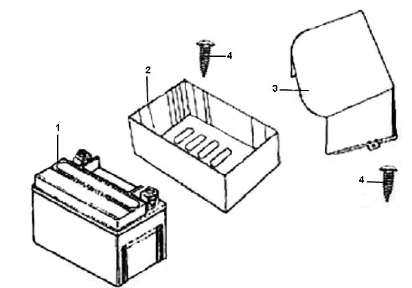 Batterie Pronto Junior 4-Takt