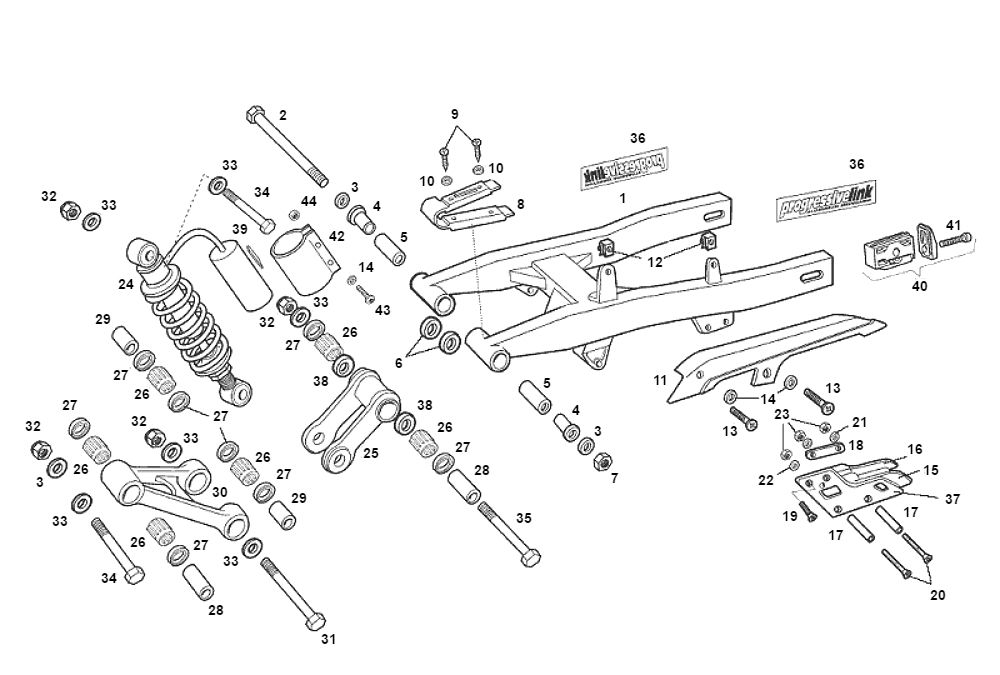 Schwinge Derbi Senda SM DRD - O.M.