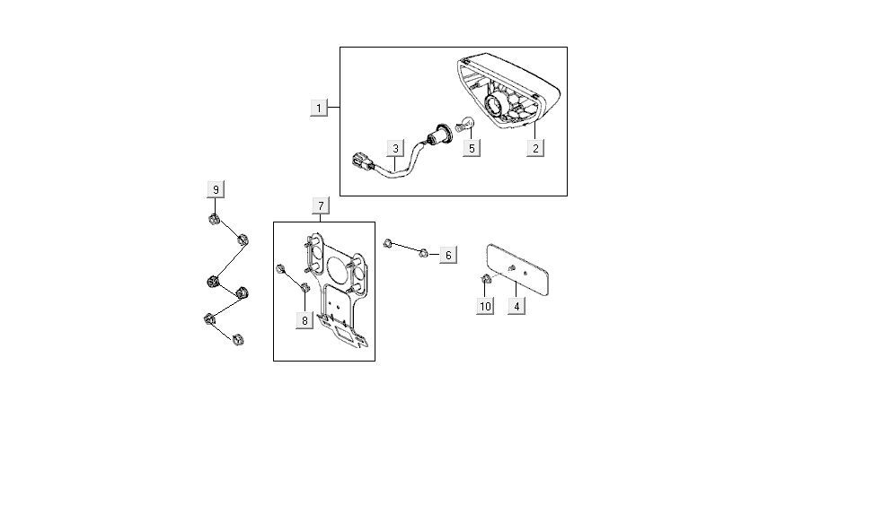 Rücklicht Kymco MXU 150