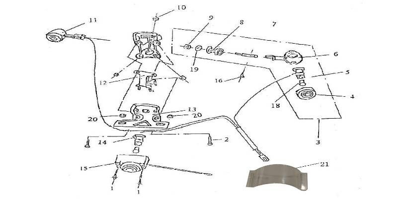 Rücklicht Edwards Tomorrow Grande Retro 125cc