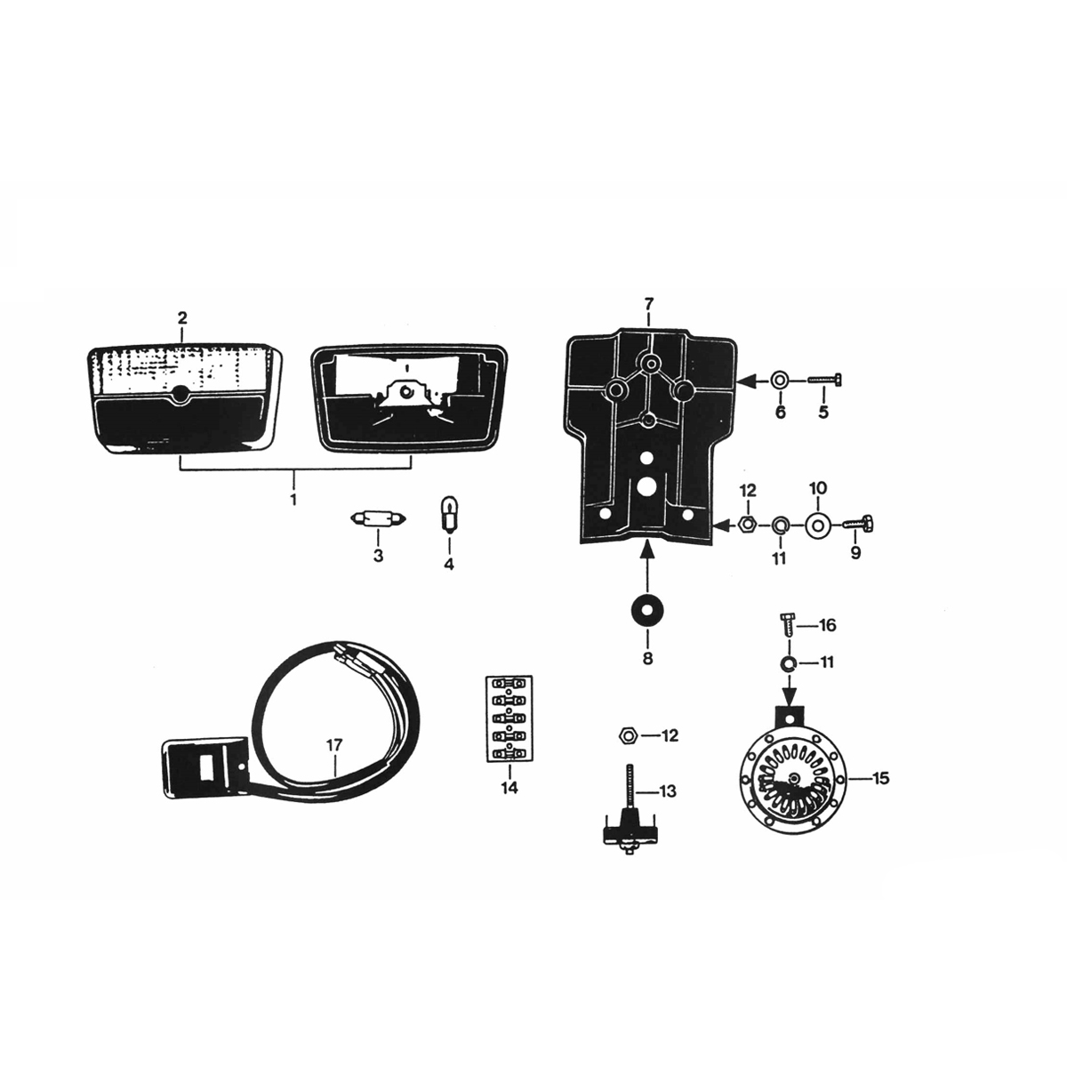 Zundapp KS 50 530-010 wassergekühltes Rücklicht