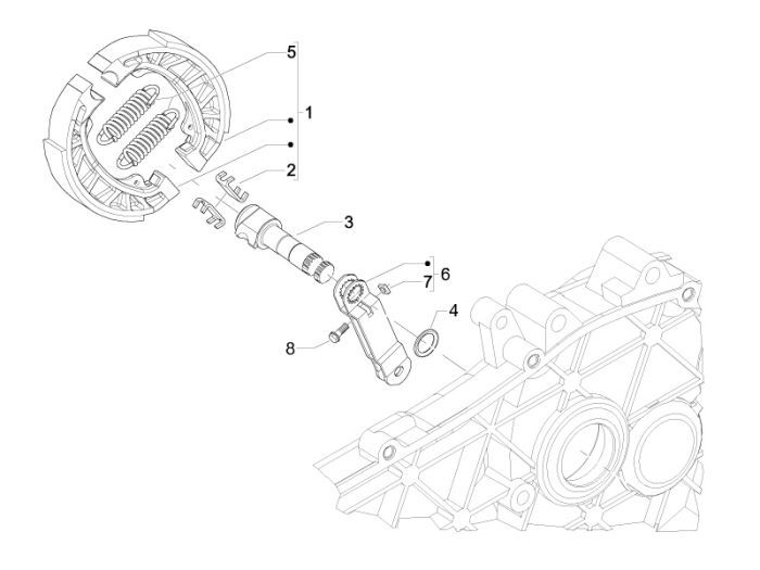 Hinterradbremse Vespa Lxv 2-Takt