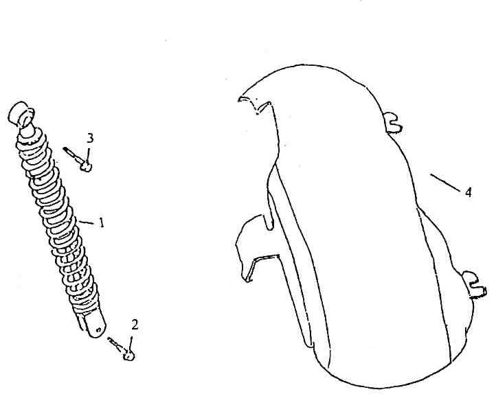 Stoßdämpfer hinten Turbo RG50 anthrazit