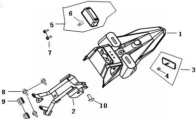 Kotflügel hinten AGM Strada
