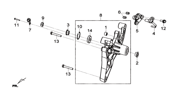 Hintergabel/Teleskop Sym Joymax 300I ABS E3 2014-2016