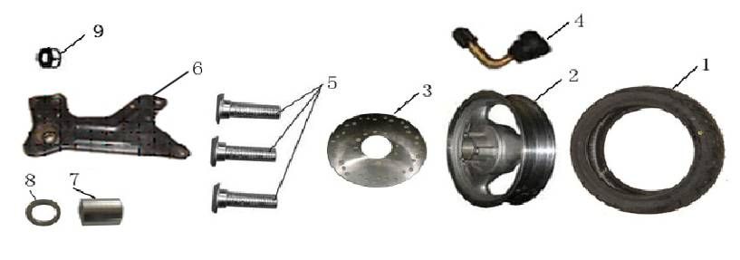 Hinterrad AGM GT pink