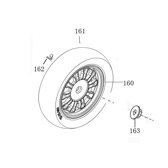 Hinterrad Agm Veterano