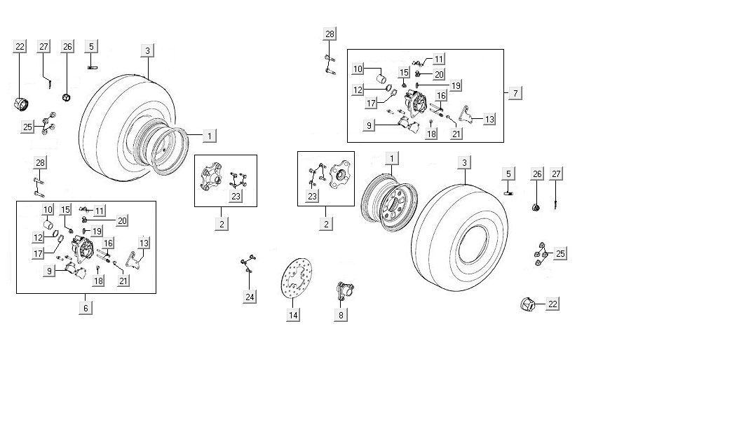Hinterrad Kymco MXU 300