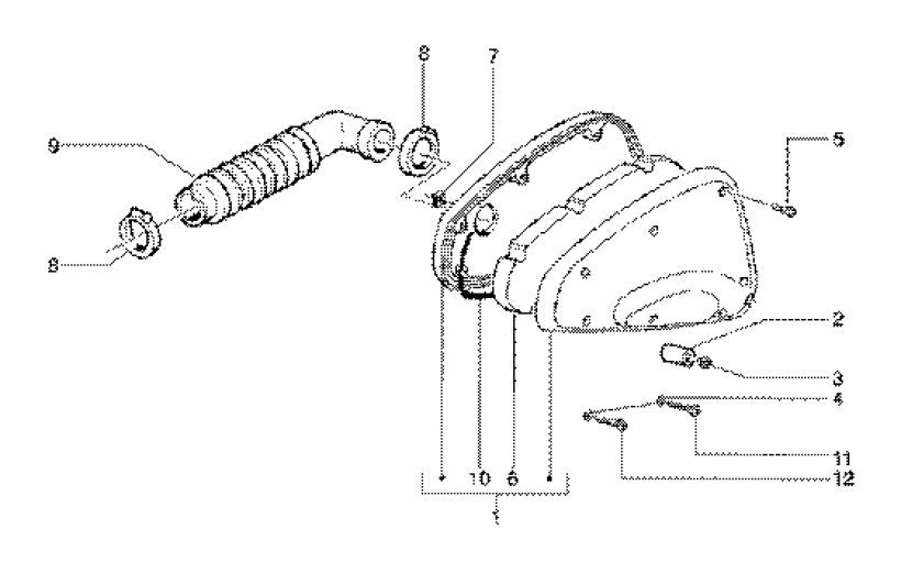 Luftfilter Gilera Runner 180cc FXR 2-Takt