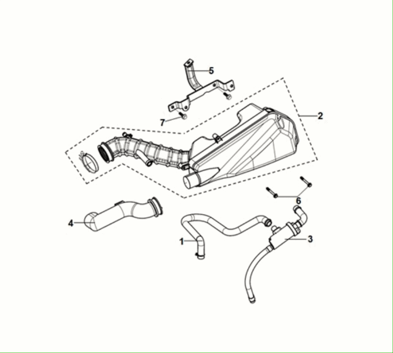 Sym Fiddle ll Euro 5 Luftfilter