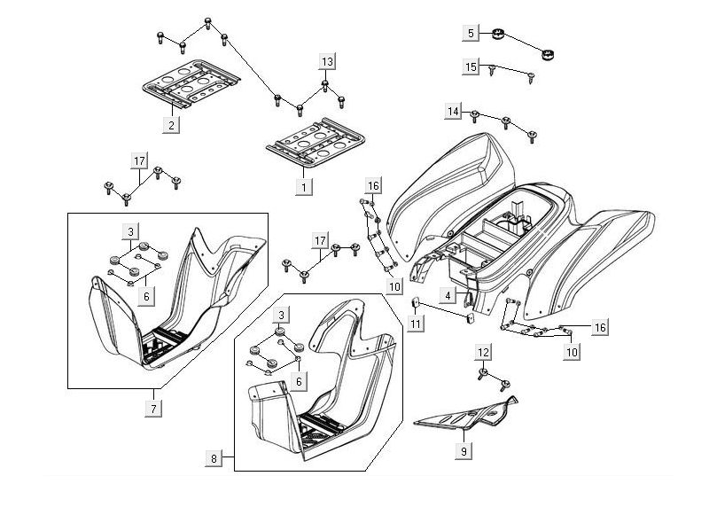 Kofferbox Kymco Maxxer 90 Black