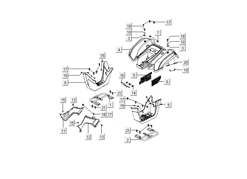 Kofferbox Kymco MXU 50