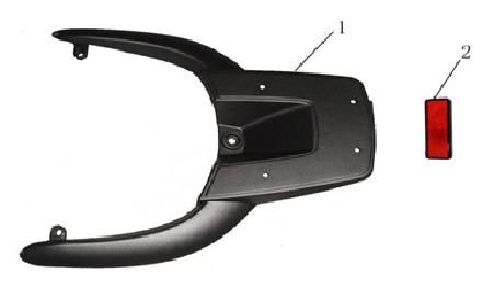 Gepäckträger China LX anthrazit