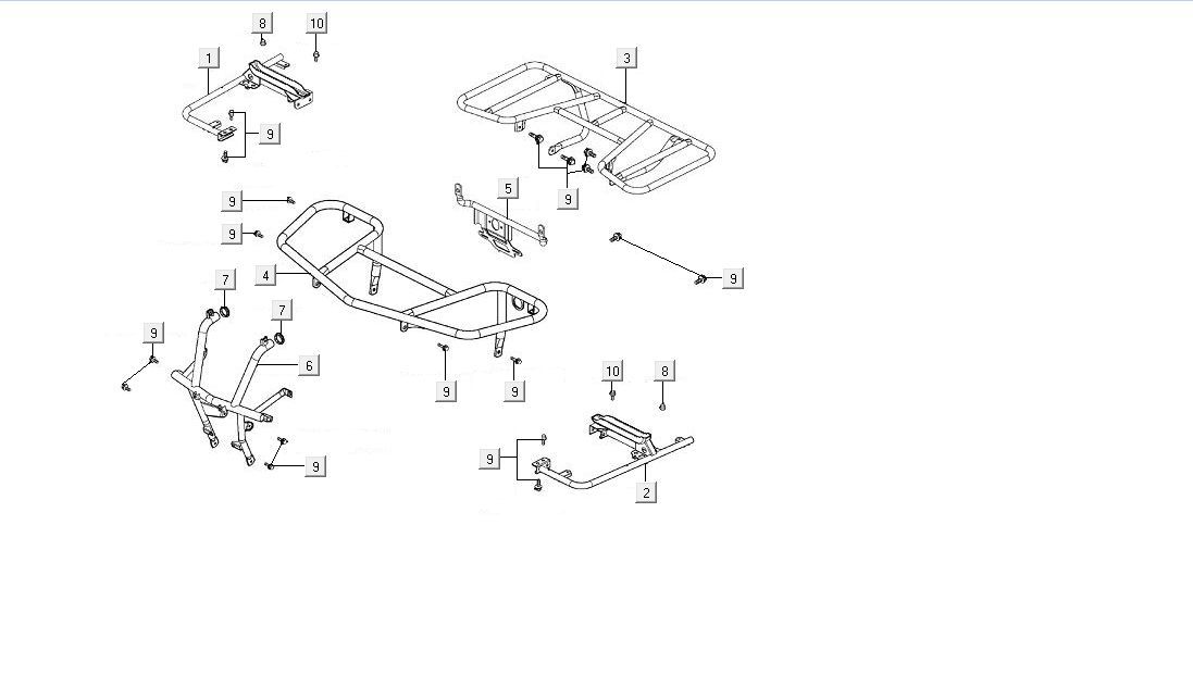 Gepäckträger Kymco MXU 300