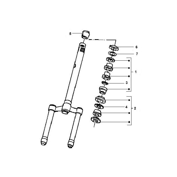 Gilera Runner 98-2005 2-Takt-Steuersatz