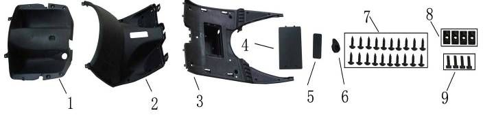 Leg Shield Treeboard AGM Fly schwarz