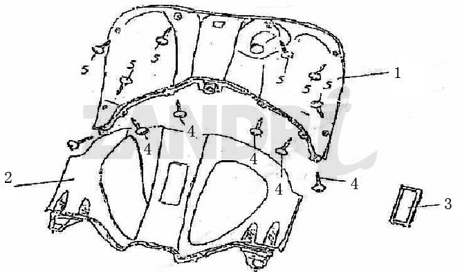 Legshield BTC Grande Retro GT1 Kaffeecreme