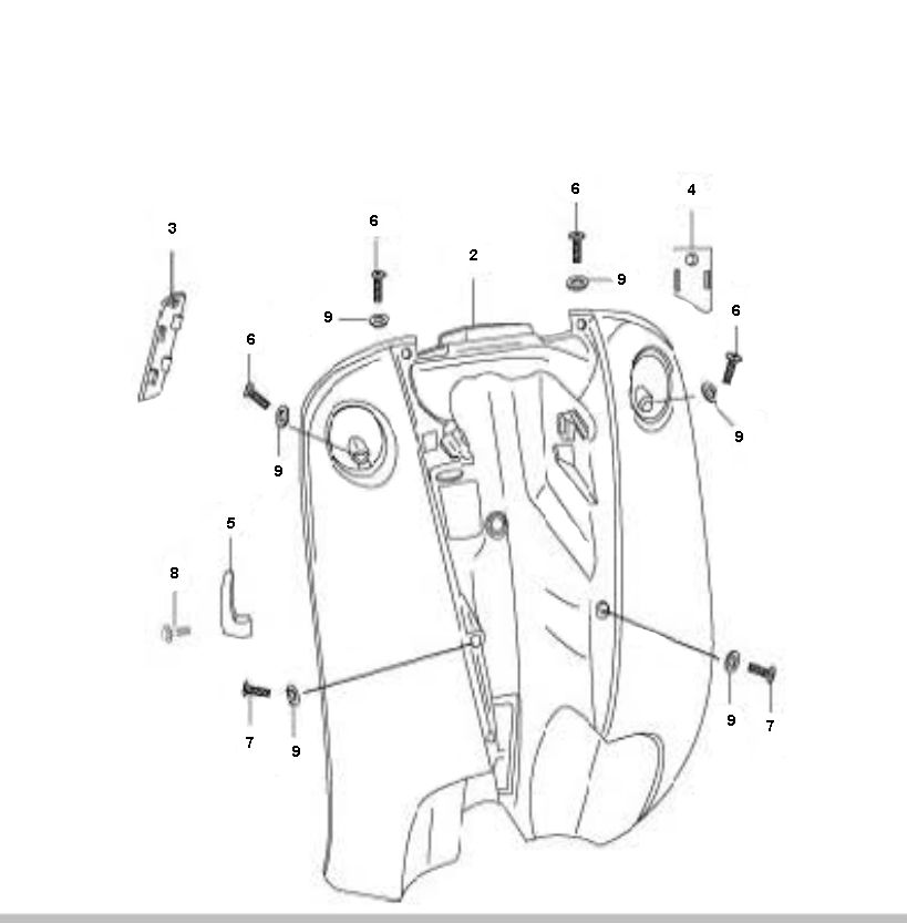 Beinschild Rover Fun 4-Takt