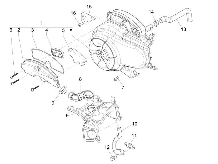 Luftfilter Vespa Primavera 4-Takt 3-Ventil (Euro4-Einspritzung iget)
