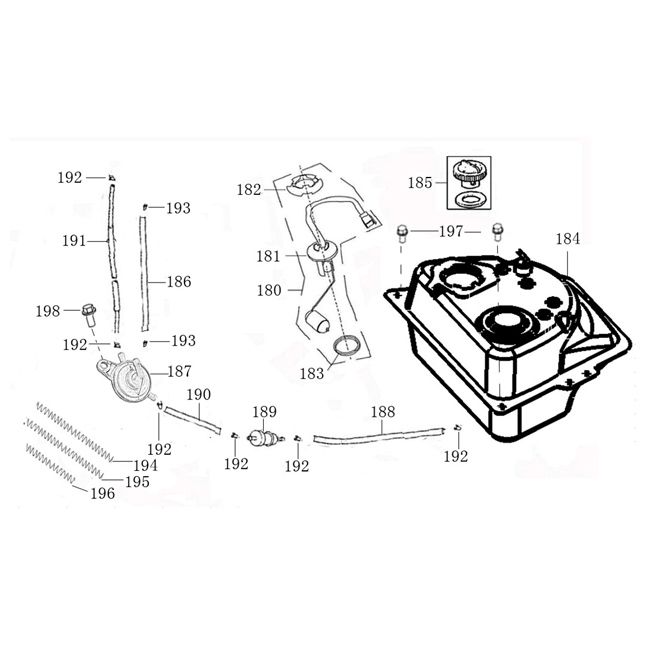 Benzintank Agm Veterano