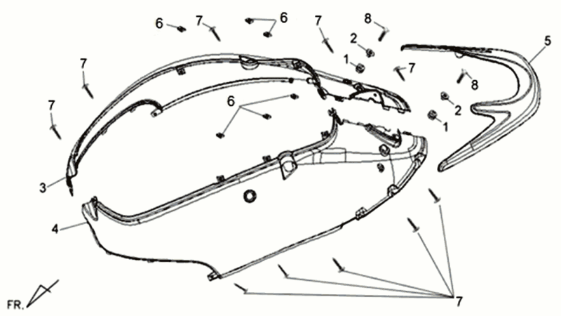 Beschichtung Sym Allo GT (BK007U) mattschwarz