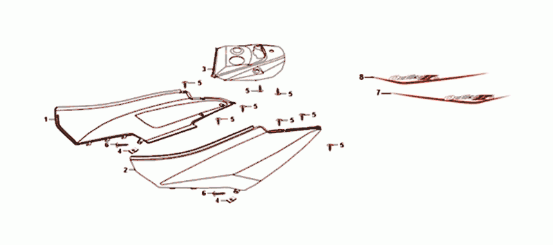 Beschichtung SYM Orbit II Euro 4 mattbraun
