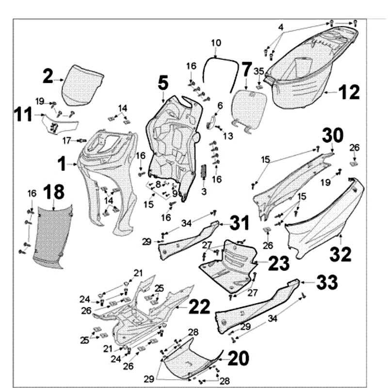 Überzug Peugeot Tweet alt weiß