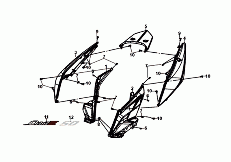VERGÜTUNG Sym Orbit III Schwarz