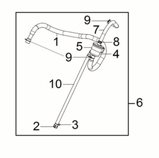 Breather chamber Sym Joymax Z 125i E5 2022
