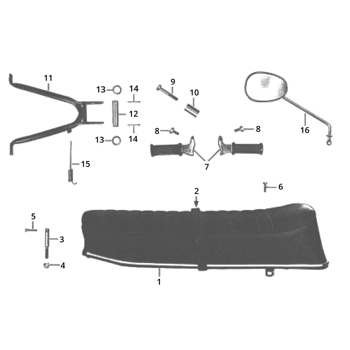 Buddy Haupständer Zündapp GTS 50 517-40L5