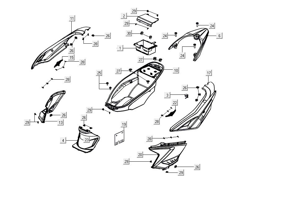 buddy box AGILITY 16+ 4T 200i Matt Metallic Hellblau
