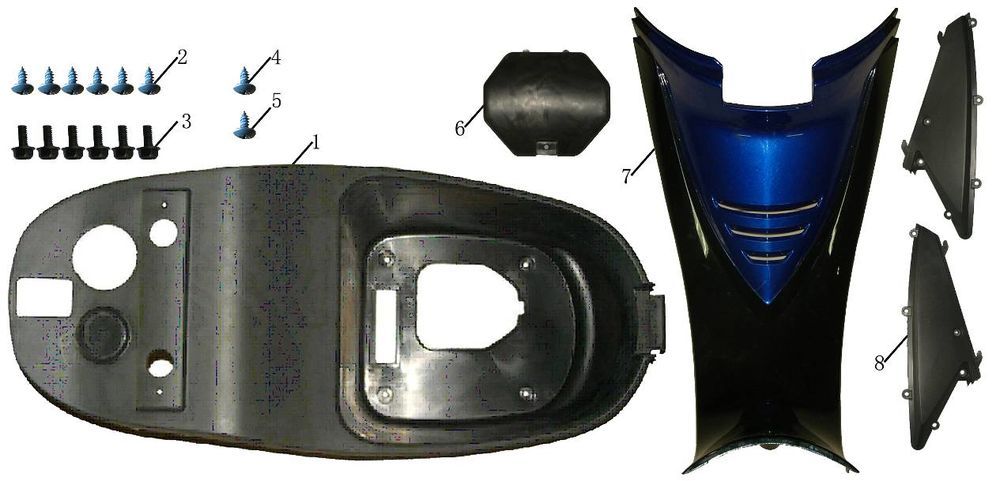 Buddybak China Touring blau