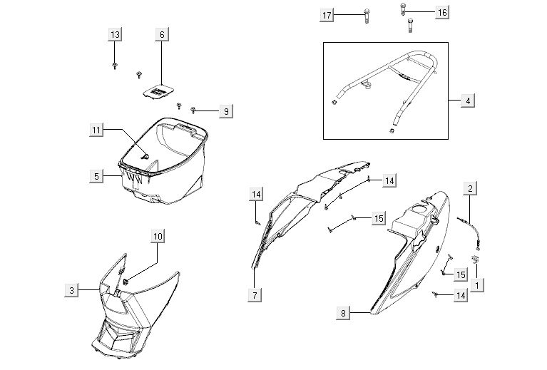 Buddybak Kymco Agility 12' 4-Takt schwarz