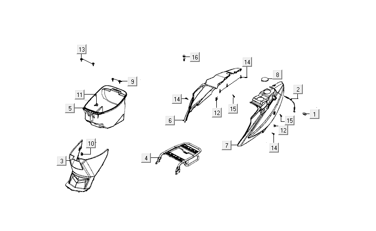 Buddybak Kymco Agility Delivery 4-Takt euro4 schwarz
